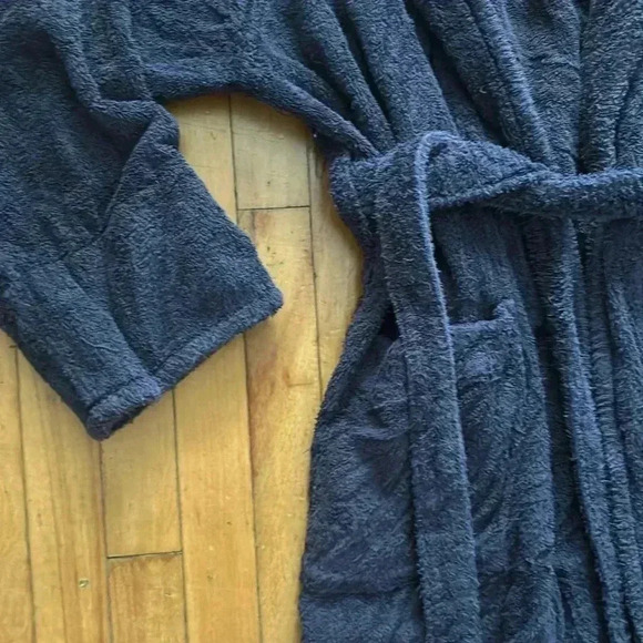 Vintage y2k Gianni Versace navy blue bathrobe - Picture 3 of 4